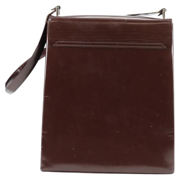 GUCCI Shoulder Bag Patent Leather Brown Silver 002 2046 002 2046 - Picture 4 of 16